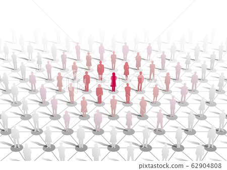 Vector illustration silhouette network influencer influenza new coronavirus 62904808