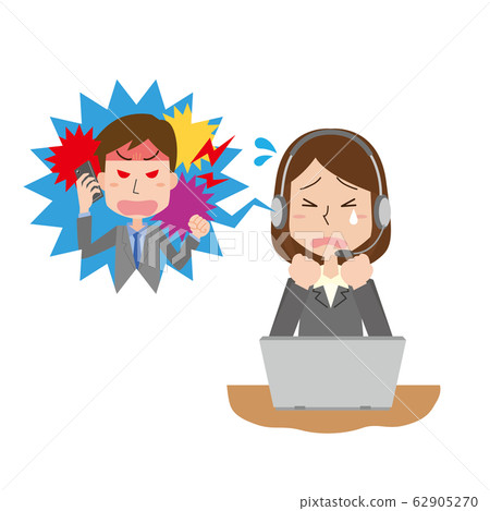 Call center tele appointment inquiry woman claim 62905270