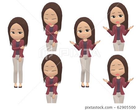 [麻煩A]黑人婦女休閒直前視圖 62905500