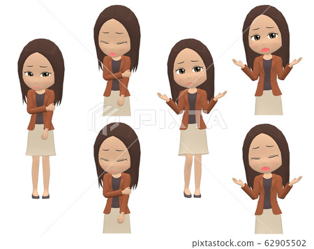 [麻煩A]黑人婦女休閒直前視圖 62905502