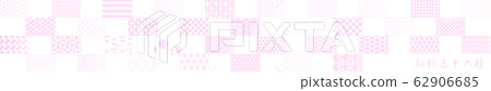 Thirty-six kinds of pink Japanese patterns 62906685