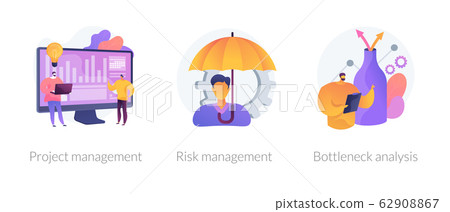 Project management vector concept metaphors Project management vector concept metaphors 62908867