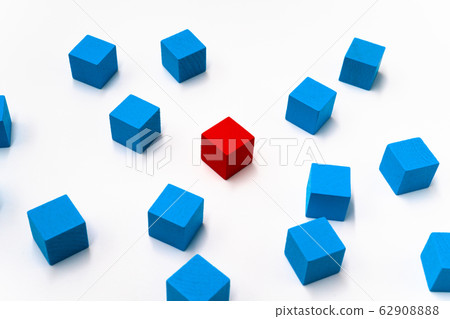 多彩積木白色背景 62908888
