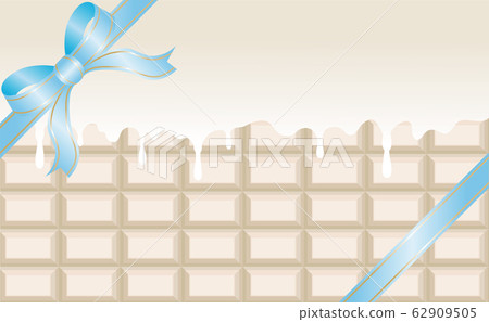 White Day Gift Gift Chocolate Tablet Copy Space Background 62909505