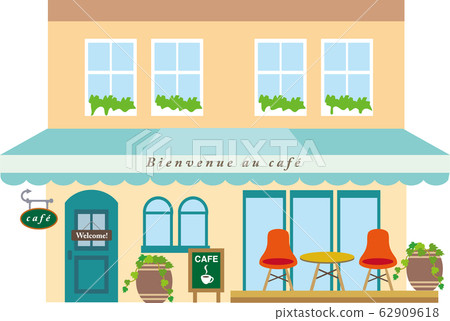 可愛的咖啡館 62909618