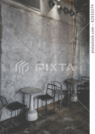 Layout in a loft style in dark colors open space 62910374