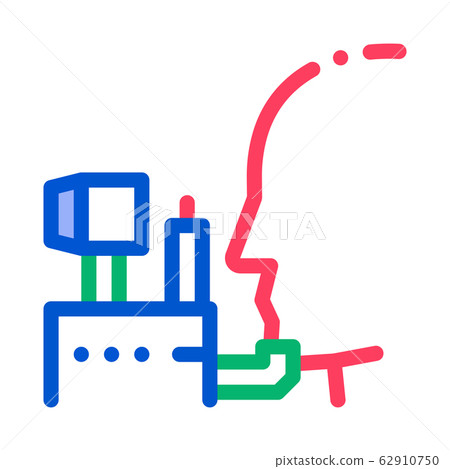Human Eye Laser Correction Icon Thin Line Vector Human Eye Laser Correction Icon Thin Line Vector 62910750