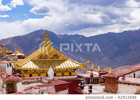 Ganden Buddhist Monastery near Lhasa, Tibet 62913886