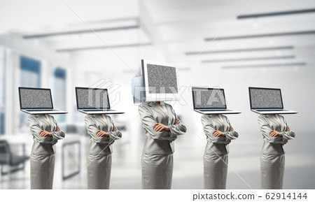 Modern technologies against old one. 62914144