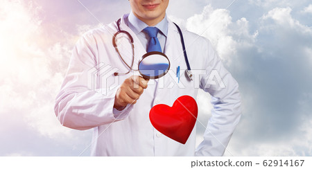 Doctor cares about heart health Doctor cares about heart health 62914167