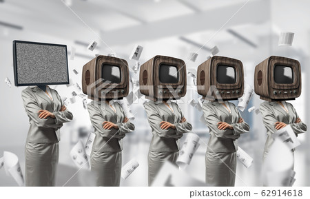 Modern technologies against old one. 62914618