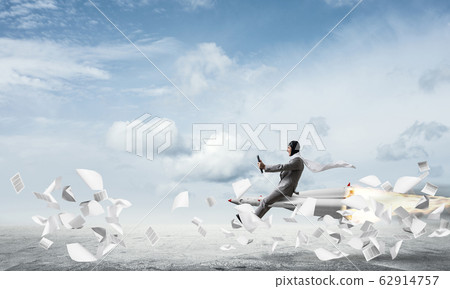 Business success and targets achievement concept. Business success and targets achievement concept. 62914757
