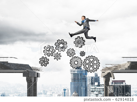 Problem and difficulties overcoming concept. 62914818