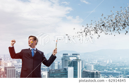 Conceptual image of modern doing business 62914845