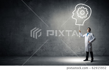 Neuroscience and brain research concept Neuroscience and brain research concept 62915932