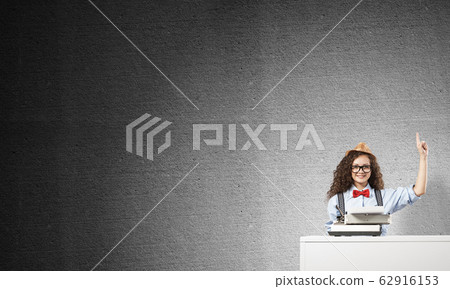 Creative inspiration of young female writer. Creative inspiration of young female writer. 62916153