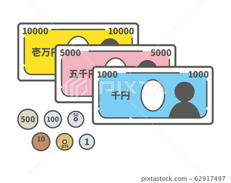 簡單的日元圖標集 62917497