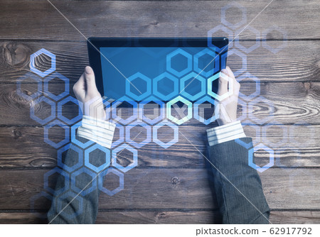 Concept of social communication and networking with social connection concept Concept of social communication and networking with social connection concept 62917792