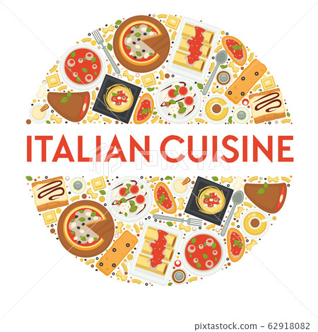 italian food pizza and pasta