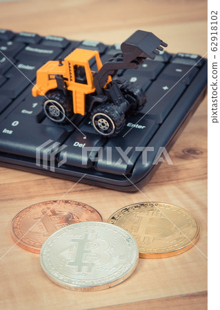 Bitcoin as cryptocurrency coin 62918102