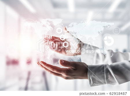 Modern technologies for successful business concept. Modern technologies for successful business concept. 62918487