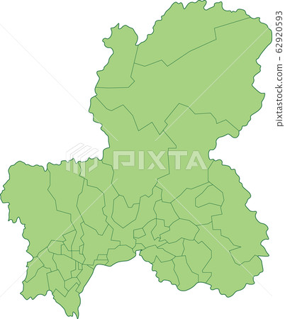 Map of Gifu Prefecture_by municipality 62920593
