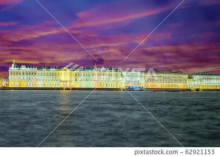 Winter Palace and Hermitage Museum.  Saint 62921153
