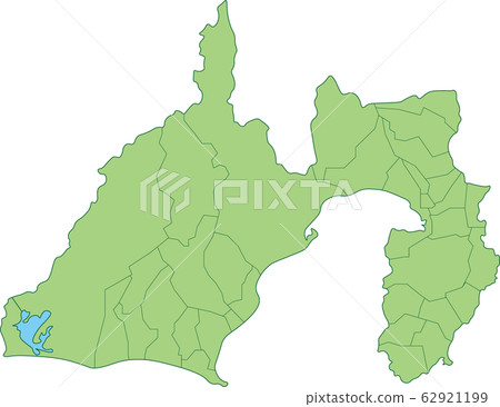 Map of Shizuoka prefecture_by municipality Map of Shizuoka prefecture_by municipality 62921199