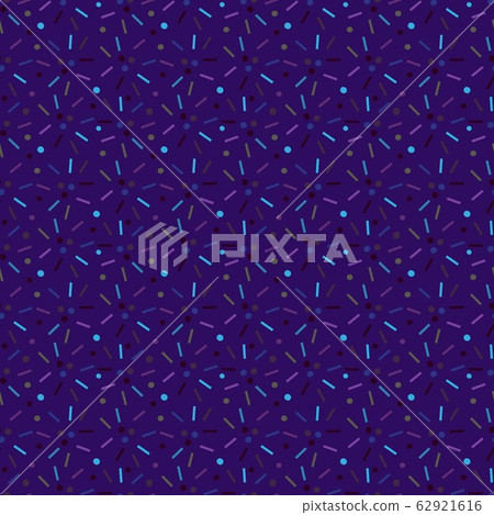 Dark purple seamless pattern with colored Dark purple seamless pattern with colored 62921616