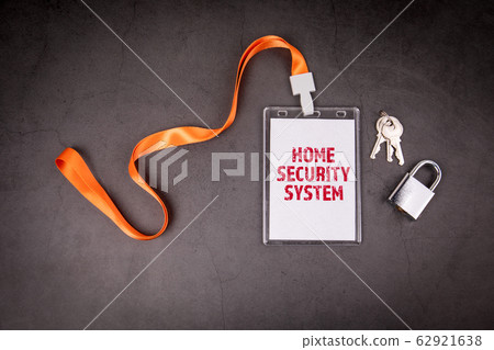 Home Security System. Buying and Selling, Service and Technology Concept 62921638