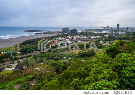 臺灣宜蘭頭城海岸風光Taiwan Yilan Head City Coastal Scenery 62921650