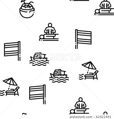 Thailand National Seamless Pattern Vector 62922491