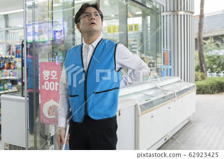 Portrait of young woman and man, part timer and owner 557 Portrait of young woman and man, part timer and owner 557 62923425