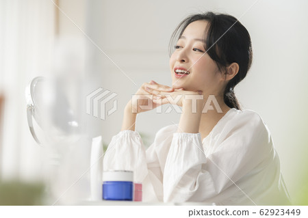 美容，鏡子，化妝品 62923449