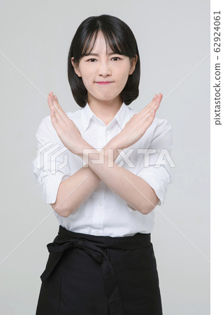 Portrait of young woman and man, part timer and owner 304 Portrait of young woman and man, part timer and owner 304 62924061