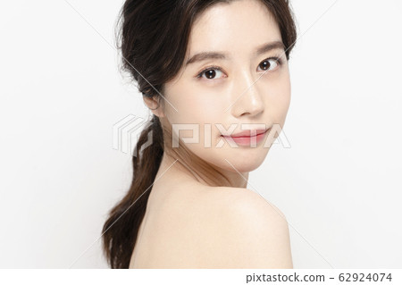 Skin, beauty, ponytail 62924074