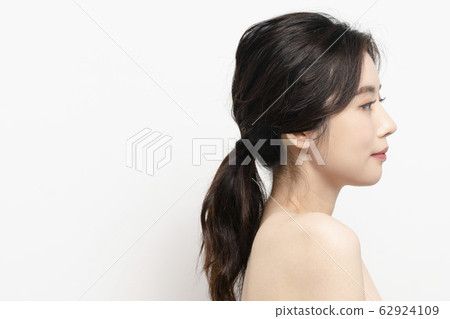皮膚，美容，馬尾辮 62924109