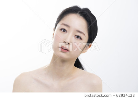 皮膚，美容，馬尾辮 62924128