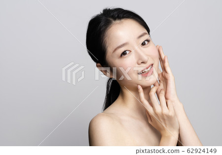 皮膚，美容，馬尾辮 62924149