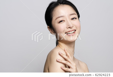 皮膚，美容，馬尾辮 62924223