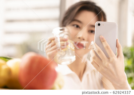 美容，皮膚，水果 62924337