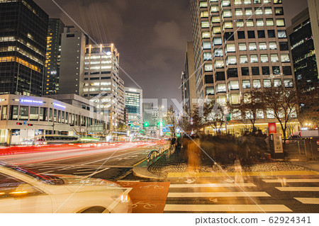 Christmas decoration street scenes in Korea 041 62924341