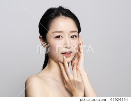 皮膚，美容，馬尾辮 62924364