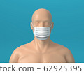 Masked person Front Bright image 62925395