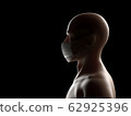 Masked person side dark image 62925396