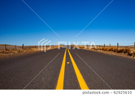 Straight road in america Straight road in america 62925610