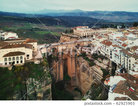 Aerial photo Ronda cityscape, Malaga 62925903