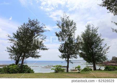 Okinawa Izena Futamigaura Beach and Sea Guitara 62926029