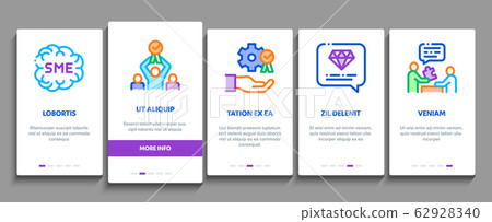 Sme Business Company Onboarding Elements Icons Set Vector Sme Business Company Onboarding Elements Icons Set Vector 62928340