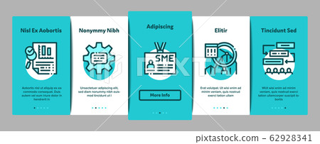 Sme Business Company Onboarding Elements Icons Set Vector Sme Business Company Onboarding Elements Icons Set Vector 62928341